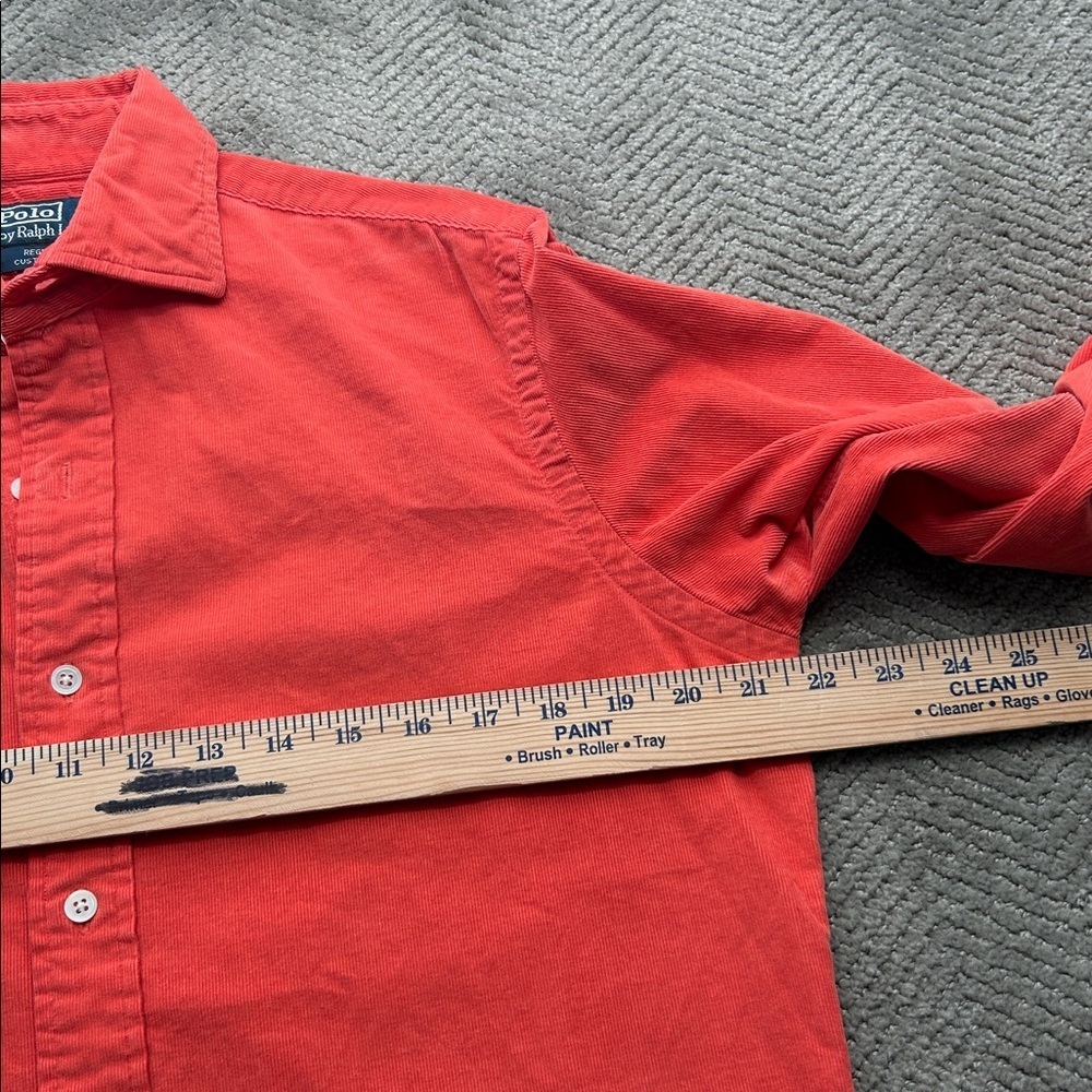 Polo Ralph Lauren Corduroy Mens Shirt M Blake Fine-Wale Cotton Button Down - Picture 7 of 9